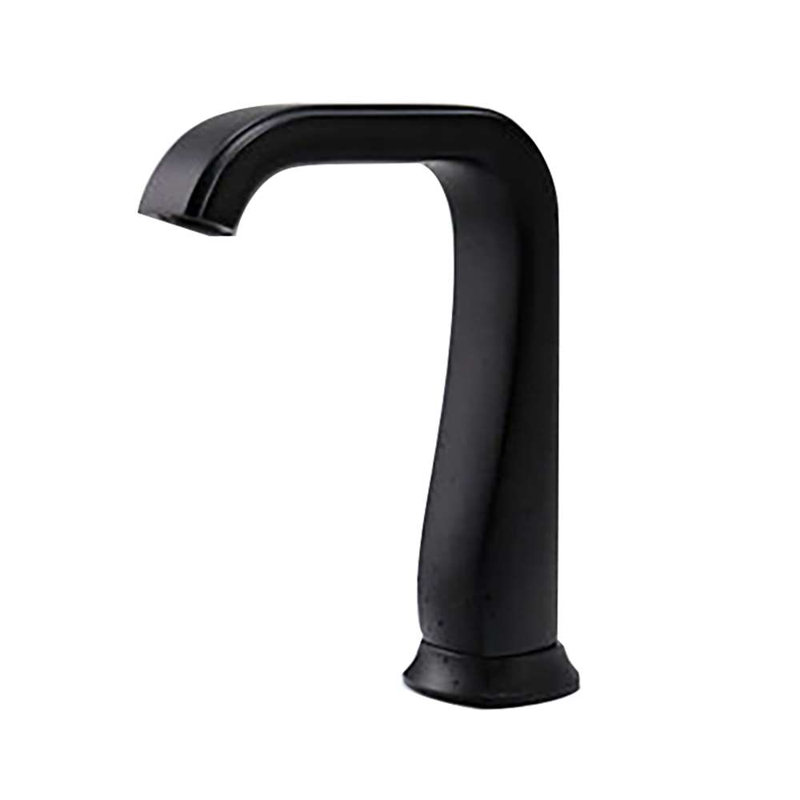 Matte Black Commercial Automatic Touchless Sensor Faucet, Matte Black
