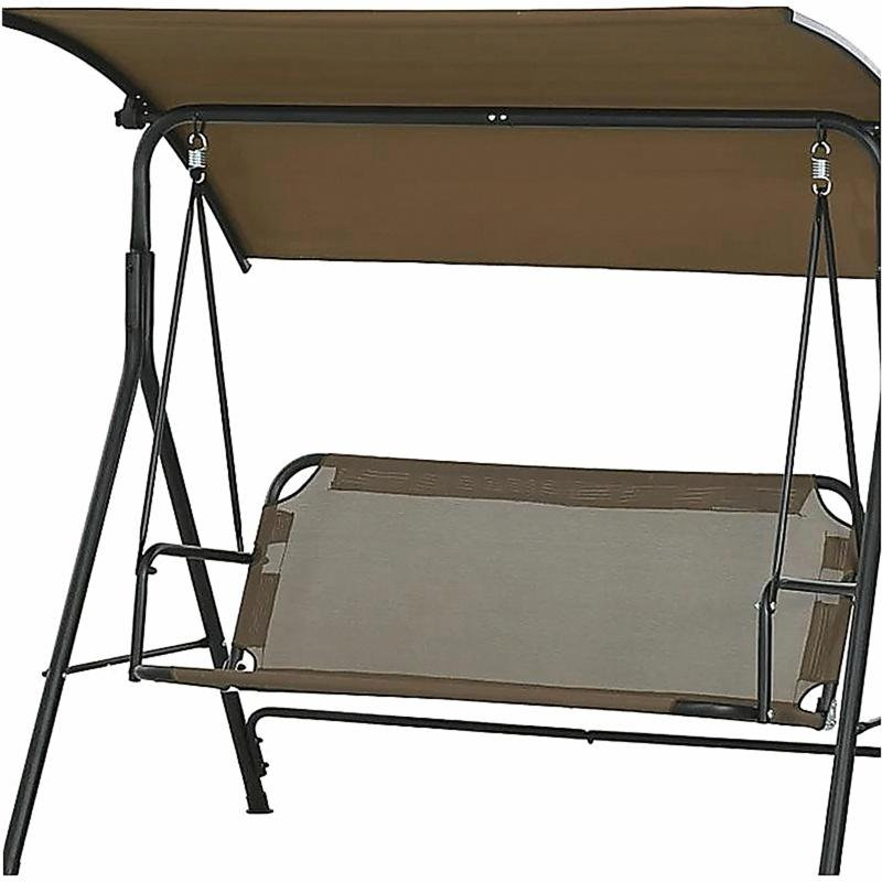 Balancelle de patio extérieur, support à structure en acier, auvent inclinable réglable pour patio, jardin