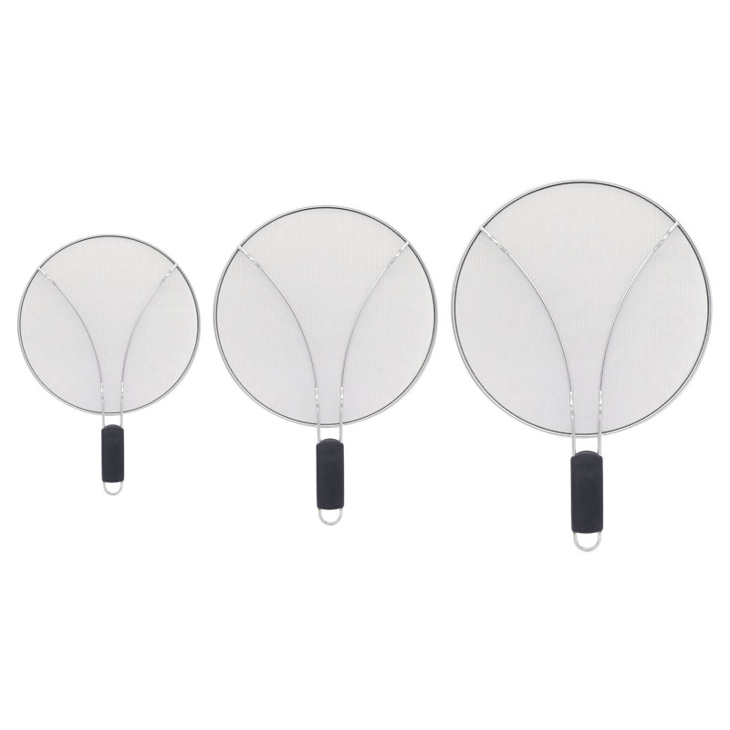 Buckingham Premium Frying Pan Splatter Screen Guard Stainless Steel Cooling Rack 29 cm
