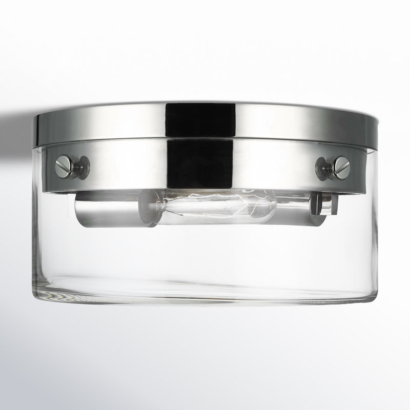 Garrett 2 - Light Flush Mount, Polished Nickel