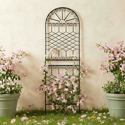  82.7" H X 26.7" W Extra-tall Decorative Metal Garden Trellis