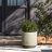 15.8'' D 2-Piece Round Planter Set, Faux Marble Ribbed Indoor Outdoor Flower Pots with Drainage Hole-2006870321-2006870324