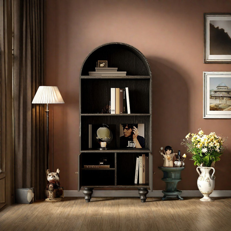 French Retro Minimalist Style Bookcase