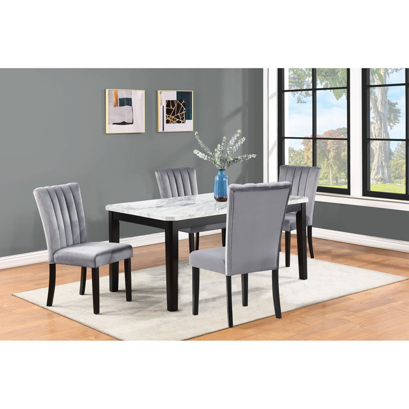Table rectangulaire de salle à manger Transitional