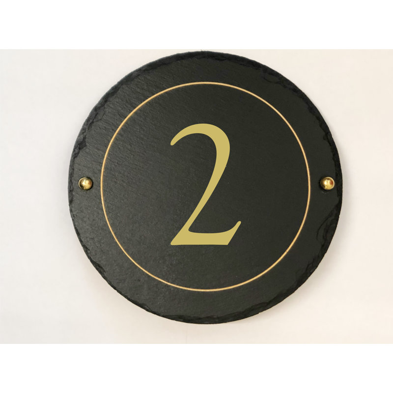Easingwold 24cm H Stone House Number, 2