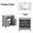 30" Single Bathroom Vanity with Ceramic Top-1647487317