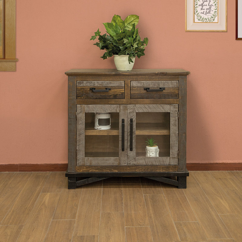 Sabetha 35.5'' Solid Wood Sideboard