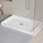 DeerValley 48" x 30" Rectangle Shower Base White Acrylic with Single Threshold Shower Pan, Non-slip Design-122807759-94804372