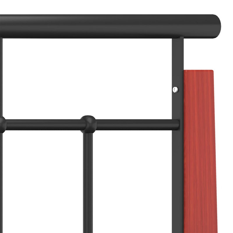 Jarman Metal Bed, 90 x 200cm, Red