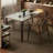 Nordic-style rectangular dining table-1106854312
