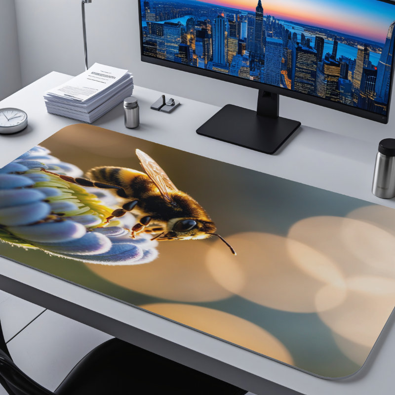 Polyester Desk Pad, 31.5x15.5