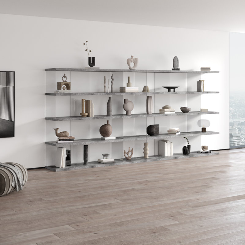 Matana 2X Bookcase, Concrete