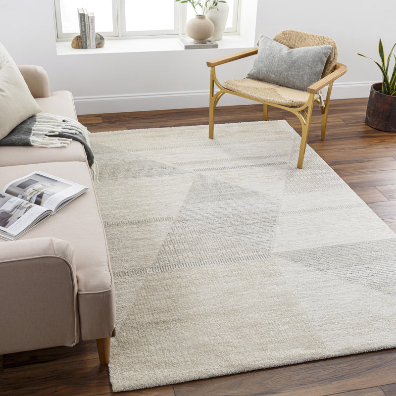 Geometric Indoor Rug, Rectangle 5'3" x 7'3"