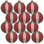 Ornements de boule de Noël en verre 3 po - Décoration suspendue scintillante et peinte pour arbre et fête des Fêtes