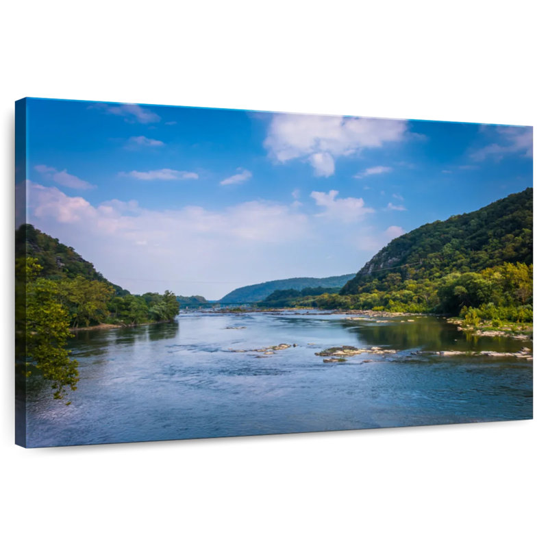 Vue dégagée de la rivière Alomac Potomac, H 34 po x l 51 po