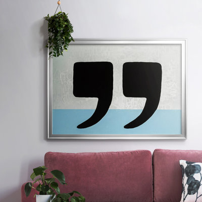He said She said-Framed Gallery Wrapped Canvas