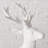Rustic Reindeer Figurines, 8.5 Inches