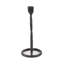 Bougeoir en aluminium double cercle noir Arman