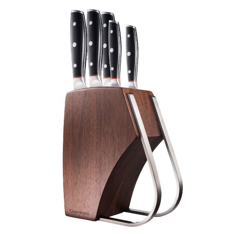 Cuisine::pro® iconiX® Holz 6-Piece Knife Block