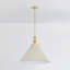 Painted No. 2 Pendant in Aged Brass and Blue Bird by Mark D. Sikes-1086054632-1086054633-1086054639