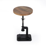 Ellis Adjustable Pedestal Side table