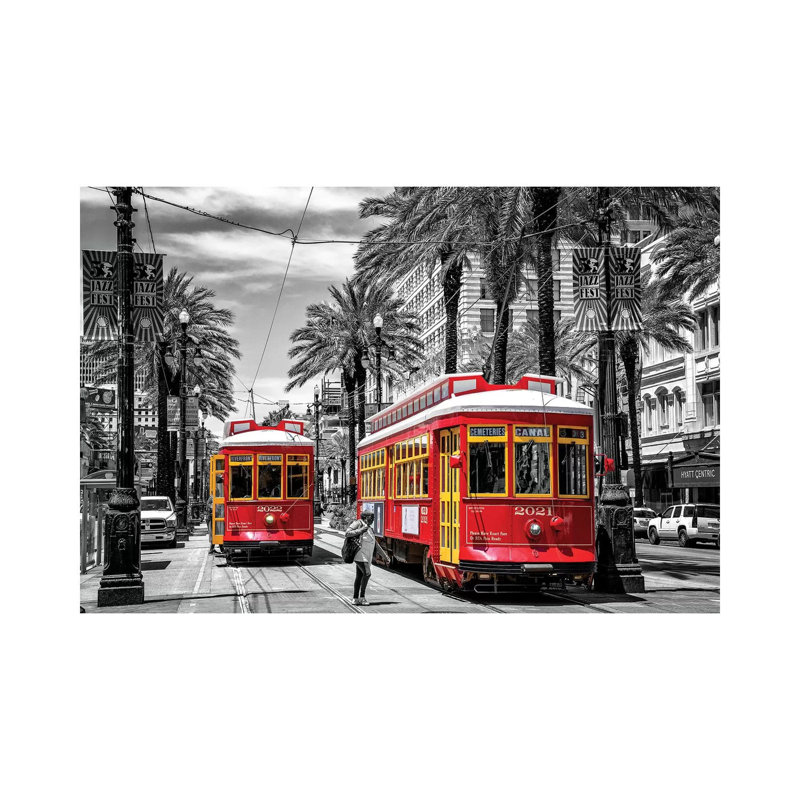 Canat Street Downtown II 1 Piece Wrapped Canvas Wall Art, 101.6 cm H x 66.04 cm W x 3.175 cm D