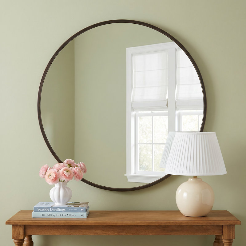 Ceram Metal Round Wall Mirror