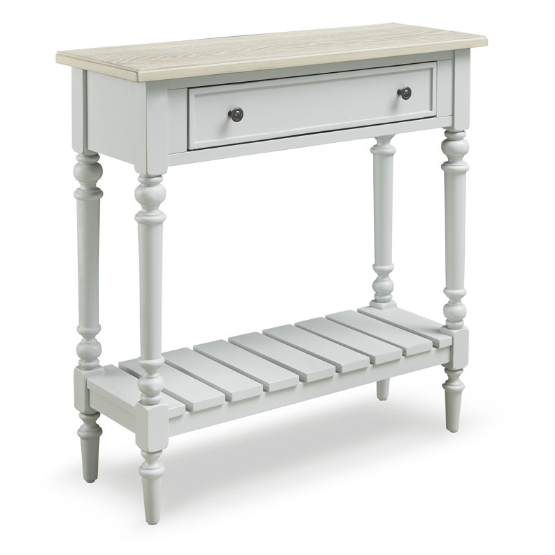 Shunk 28'' Console Table, Cottage Blue Base, Cottage Blue