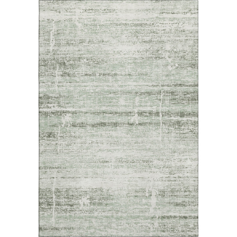 Premium Machine Washable Gerardo Sage Rug