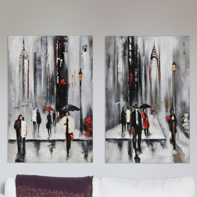 " Bustling City " by Dominic Lecavalier