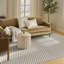 Tapis scandinave noir ivoire Ebern Designs Reimann-1448540447