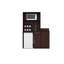 Armoire de rafraîchissement pour salle de pause de bureau avec tablette pour micro-ondes, mini-réfrigérateur et poubelle - Huche de station de café commerciale entièrement assemblée - l 54 po x P 24 po x H 75 po-35517350