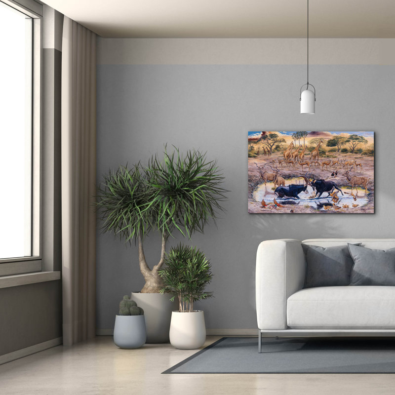  Reproduction d'art sur toile, "Support accepted" par Delene Lambert, 40 po x 26 po, H 26 po x l 40 po