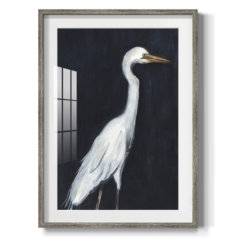 «Rising Above I», reproduction encadrée, Oui, Blanc, Papier encadré argent vieilli