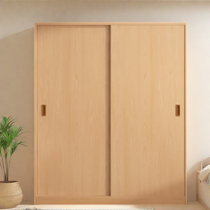 Garde-robe simple et tendance, Burlywood, H 71 po x l 63 po x P 20 po