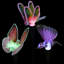 Piquets de jardin à fibre optique Exhart