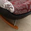 Chaise berçante confortable et élégante