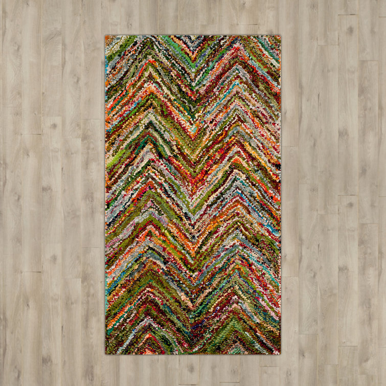 Anaheim Hand Tufted Cotton Chevron Rug