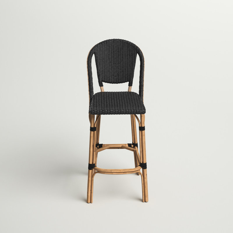 Tabouret Popplestone, Tabouret de comptoir (siège d'une hauteur de 26,4, Noir