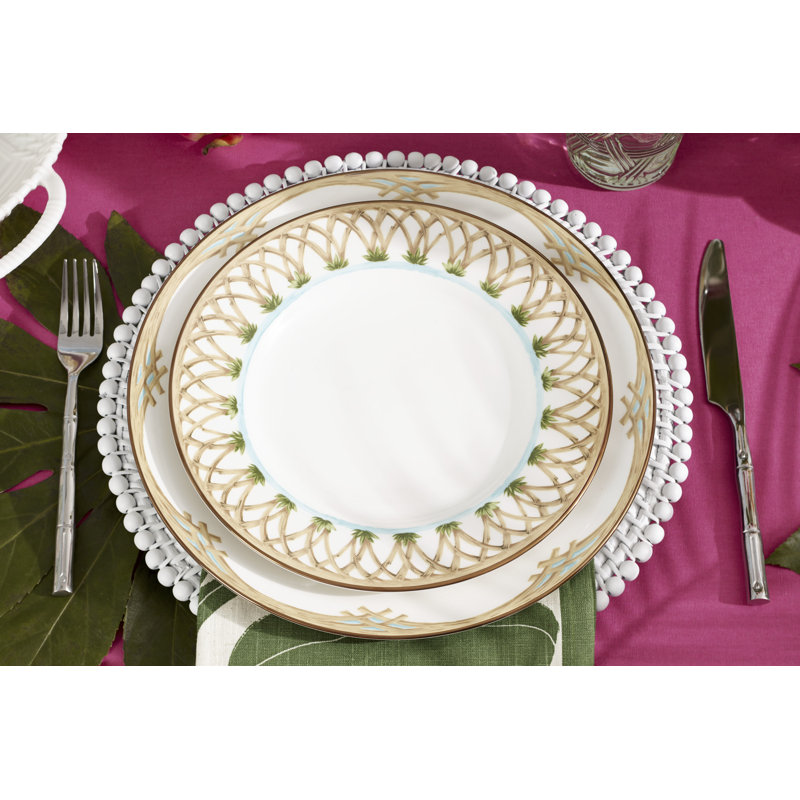 Ensemble de 4 assiettes décoratives Lenox British Colonial