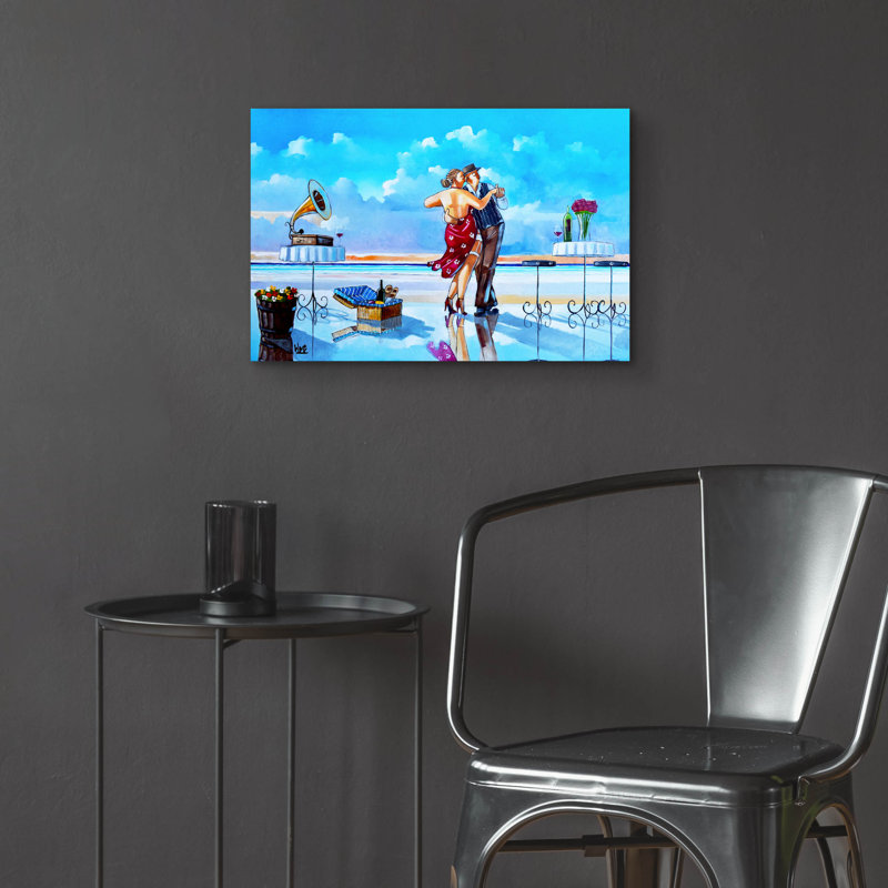 Art mural en verre Dovecove «Sunset Lambada» par Ronald West, H 16 po x l 24 po x P 0,2 po
