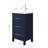 Lumiere 20 In. W X 16 In. D X 35 In. H Single Sink Bath Vanity In White Finish With White Ceramic Top-1720793956