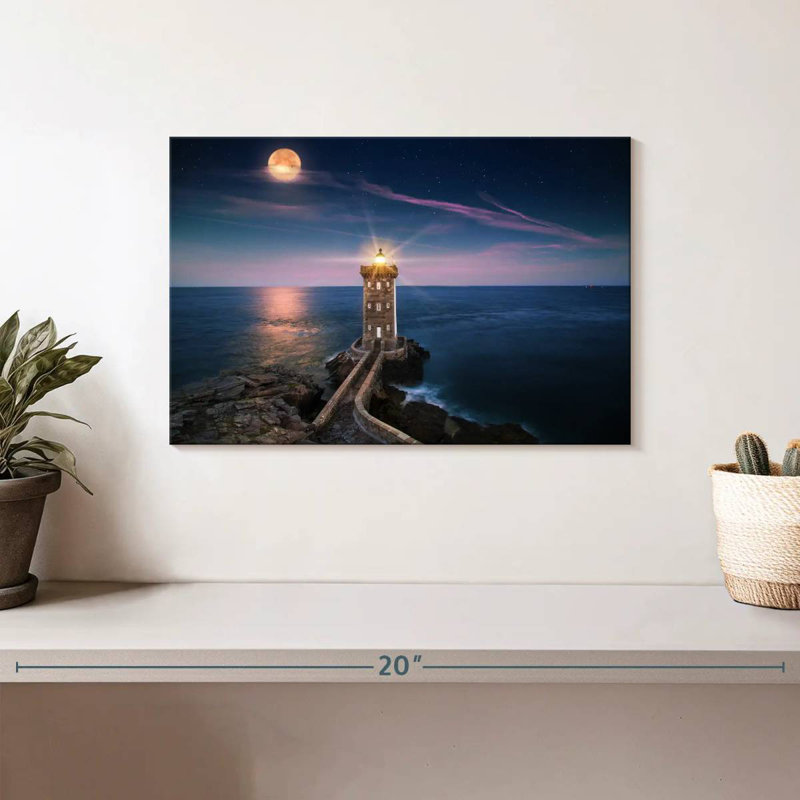 Lighthouse beach Aletra, H 8 po x l 12 po