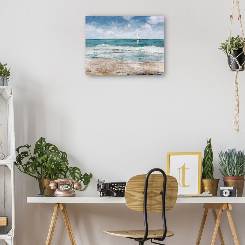 «Summer Cay» par Studio Arts, reproduction d'art sur toile, H 11 po x l 14 po