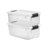 Sterilite Clear Plastic Stackable Storage Bin with White Latch Lid-115280988