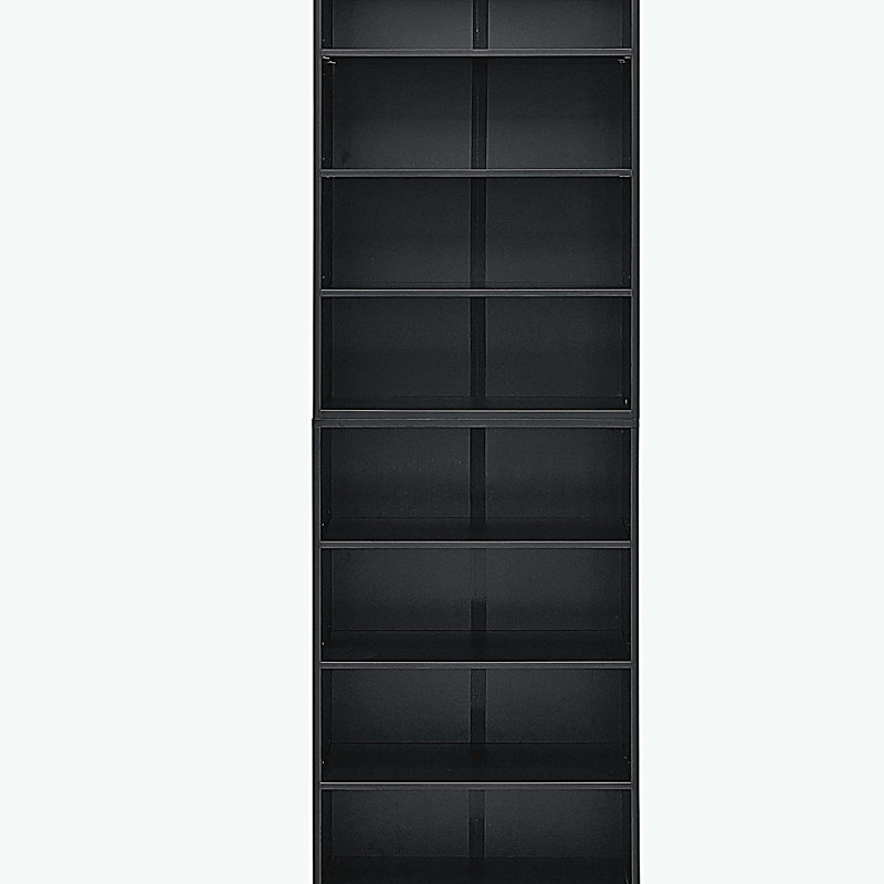 Tablette de rangement réglable à 8 couches, bibliothèque de présentation, bibliothèque double couche multifonctionnelle, peut être démontée en deux bibliothèques de rangement à 4 couches