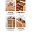 Armoire à chaussures Nordic Oak