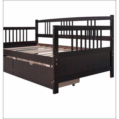 Daybed Wood Bed with Two Drawers