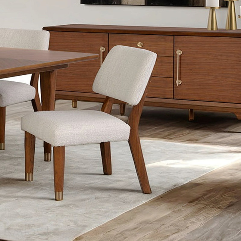 Chaise de salle à manger de style Mid-Century 2 pièces