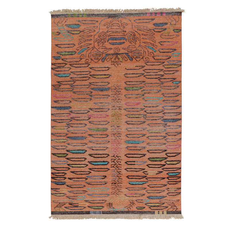 Hand Knotted Wool Area Rug